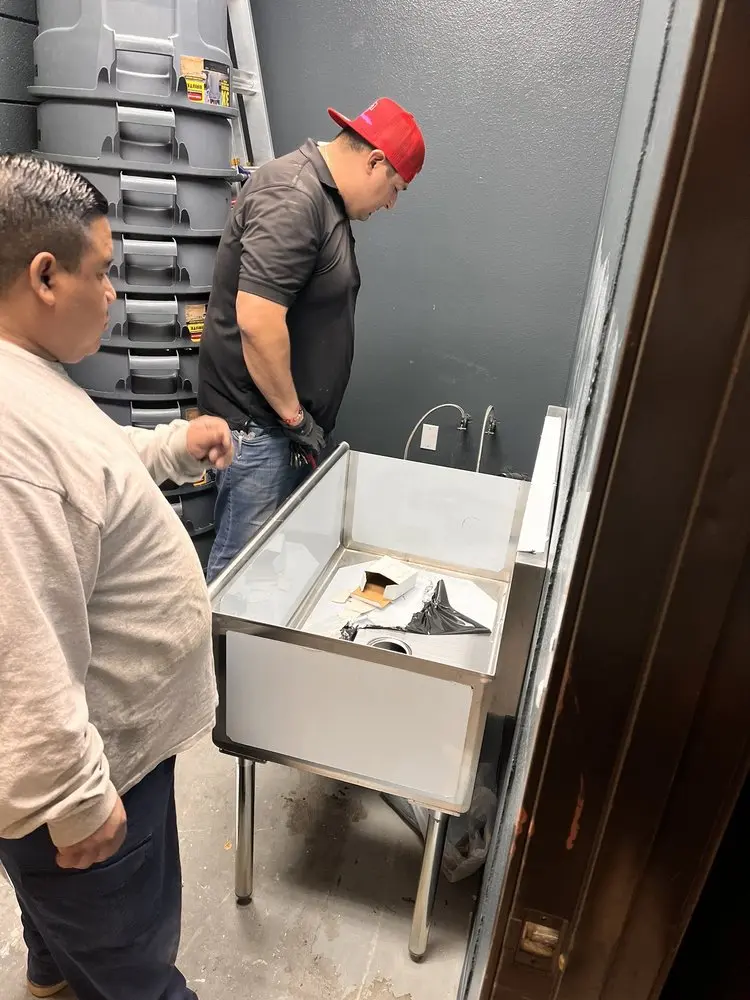 Commercial plumbing and sink installation in Tavares